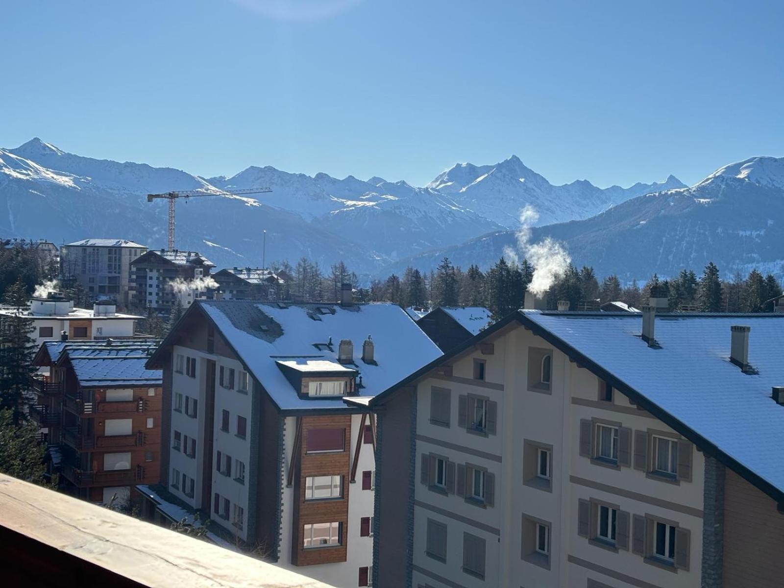 Apartmán L'Eperon Center Crans Wonderful View Exteriér fotografie
