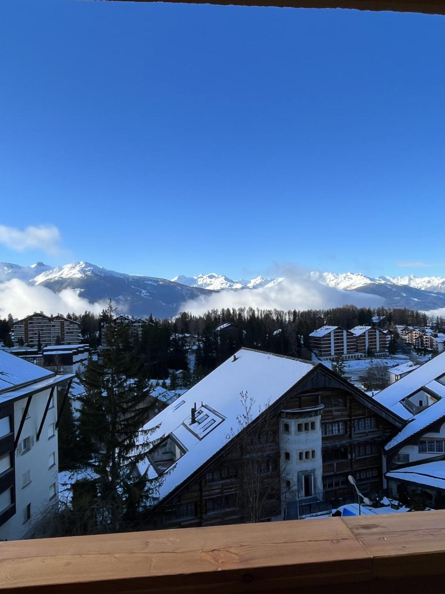 Apartmán L'Eperon Center Crans Wonderful View Exteriér fotografie