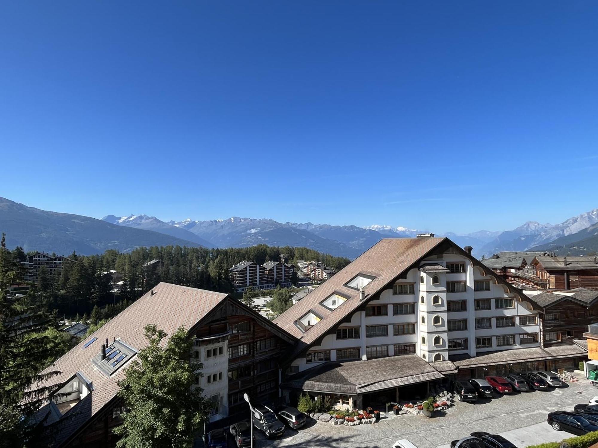 Apartmán L'Eperon Center Crans Wonderful View Exteriér fotografie