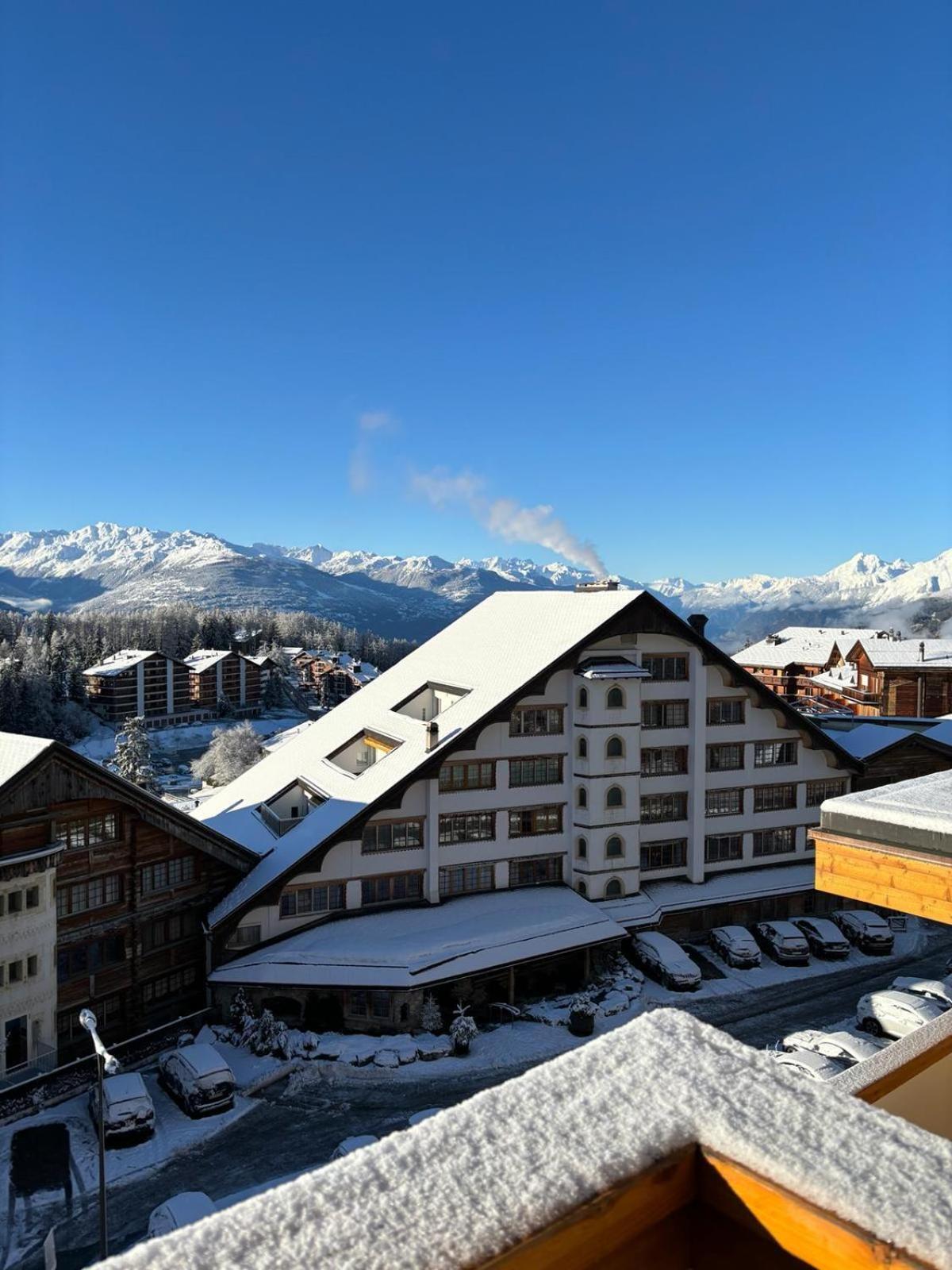Apartmán L'Eperon Center Crans Wonderful View Exteriér fotografie