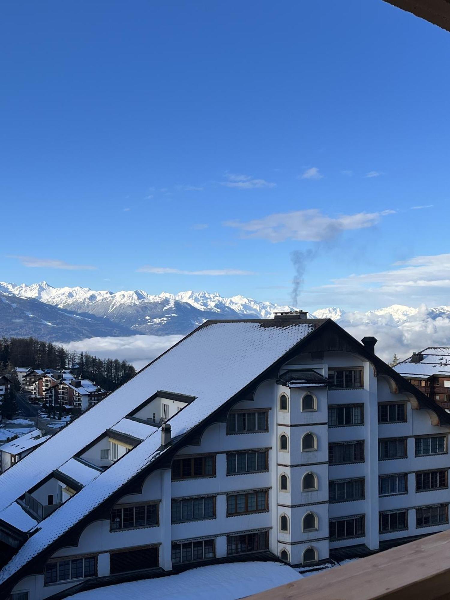 Apartmán L'Eperon Center Crans Wonderful View Exteriér fotografie