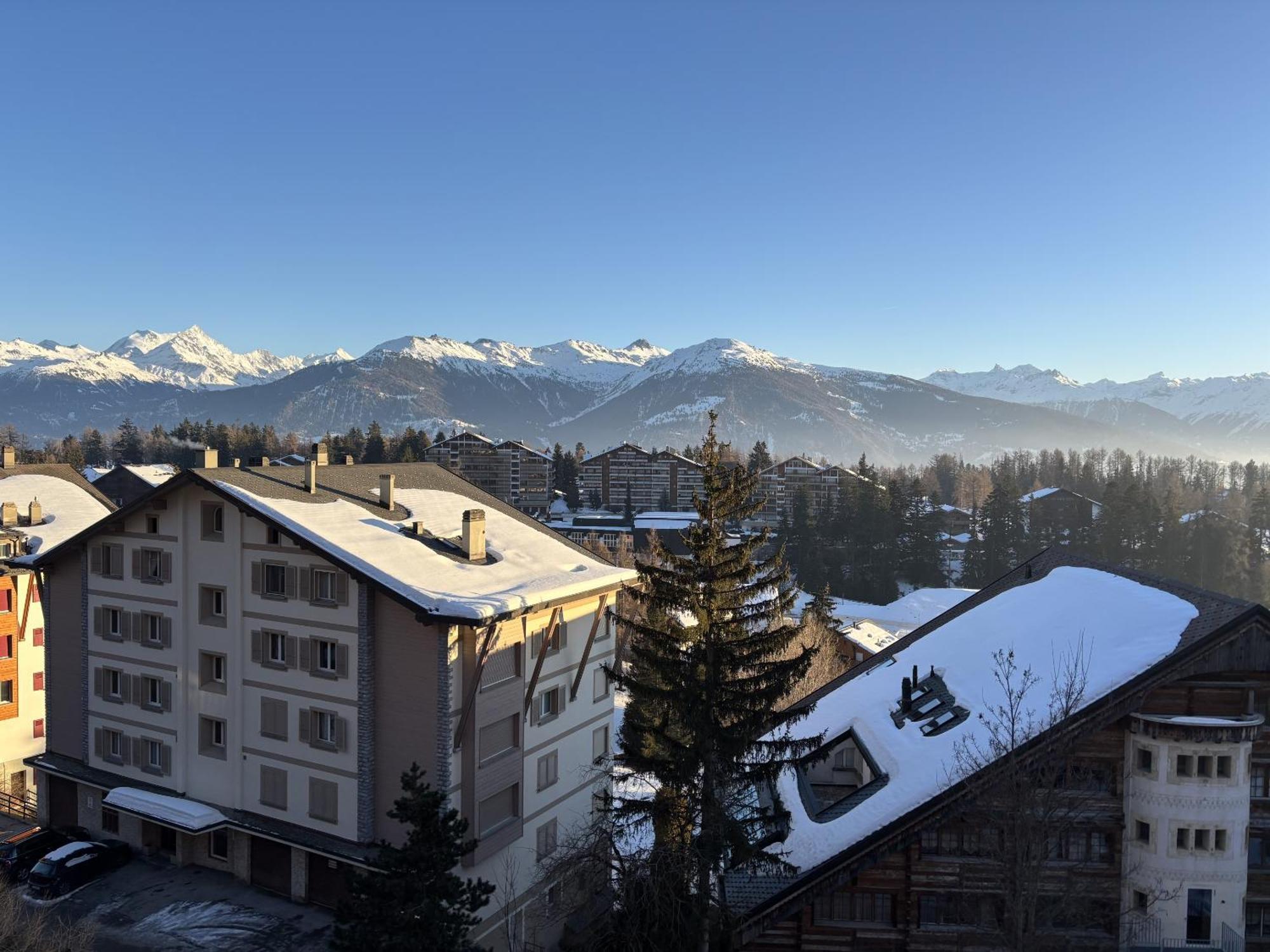 Apartmán L'Eperon Center Crans Wonderful View Exteriér fotografie
