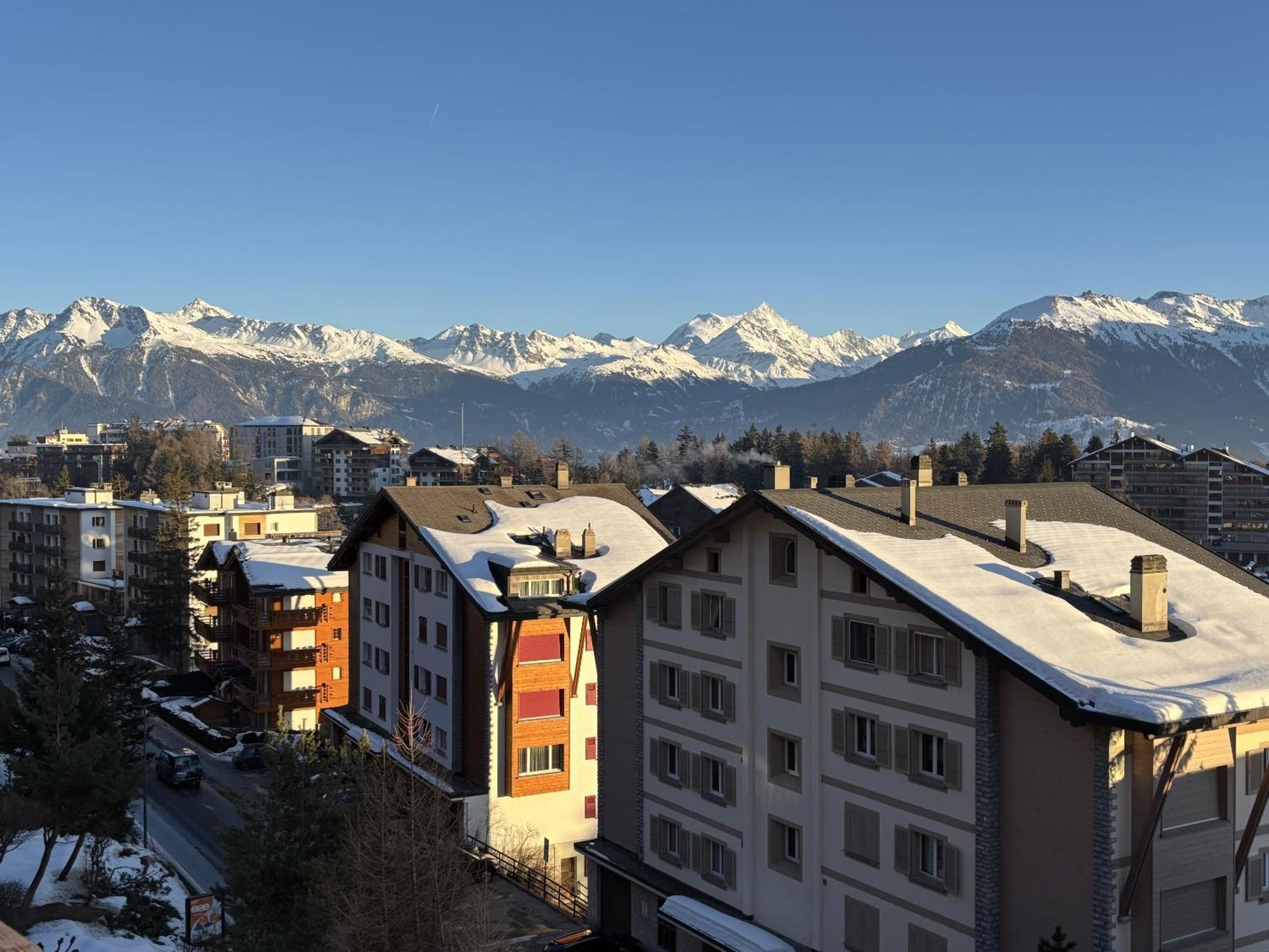 Apartmán L'Eperon Center Crans Wonderful View Exteriér fotografie