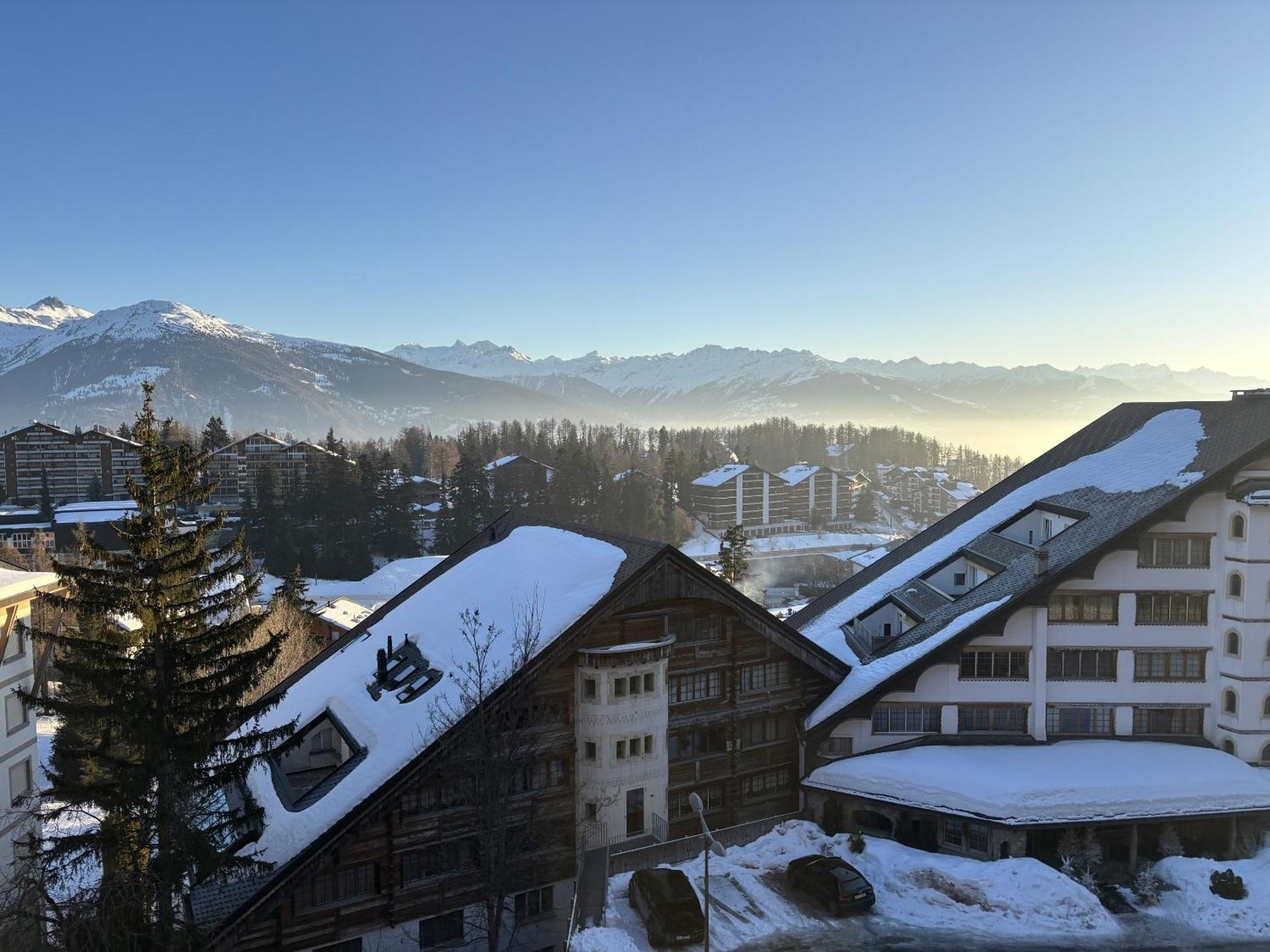 Apartmán L'Eperon Center Crans Wonderful View Exteriér fotografie